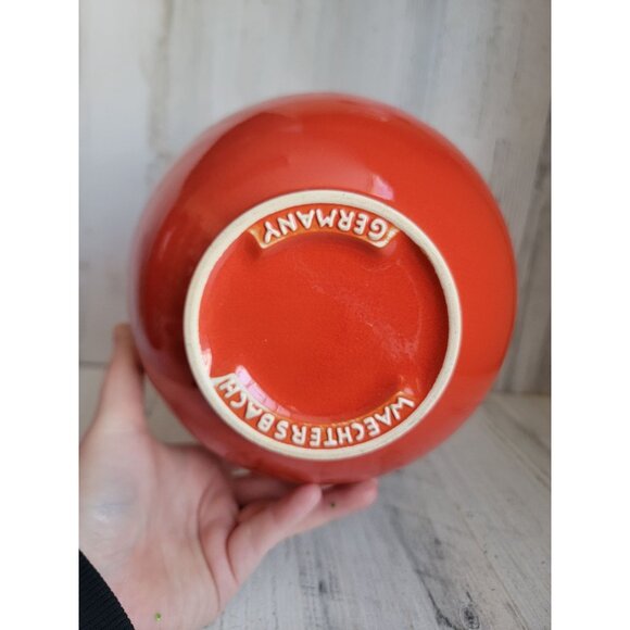 Vintage Waechtersbach large mixing bowls red xmas tree kitchen baking - Picture 5 of 5